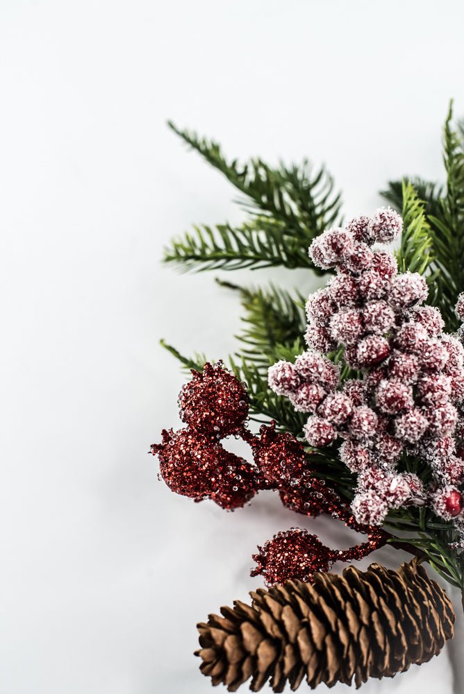 Berry, Pinecones, & Pine - 20" - Greenery MarketXP2627SUGAR