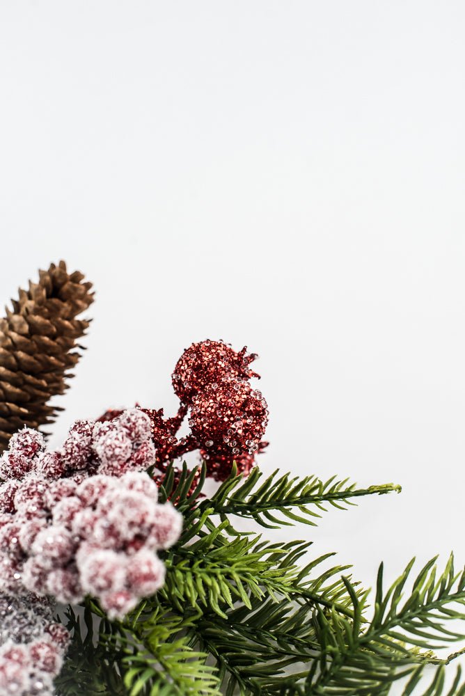 Berry, Pinecones, & Pine - 20" - Greenery MarketXP2627SUGAR
