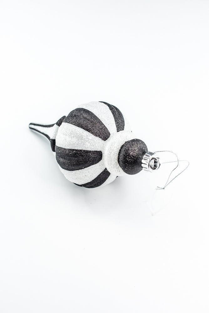 Black and White Ornament Drop - Shape - Greenery Market84909BKWT