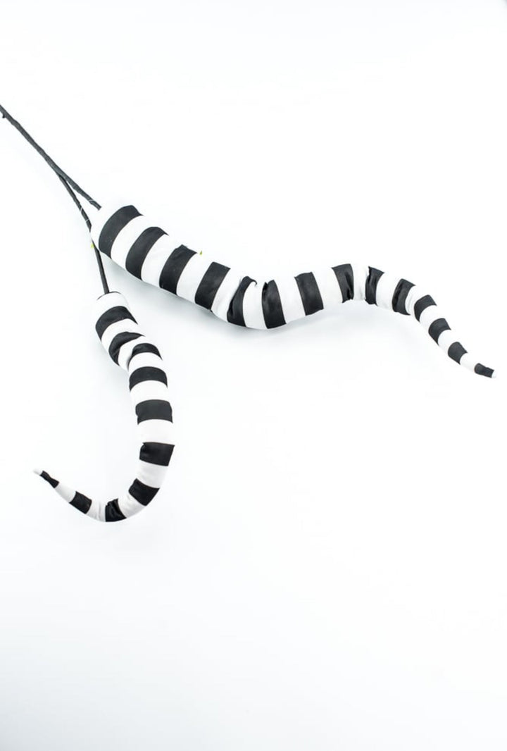 Black and White Stripe Wired Fun Spray - Greenery Market57297BKWT