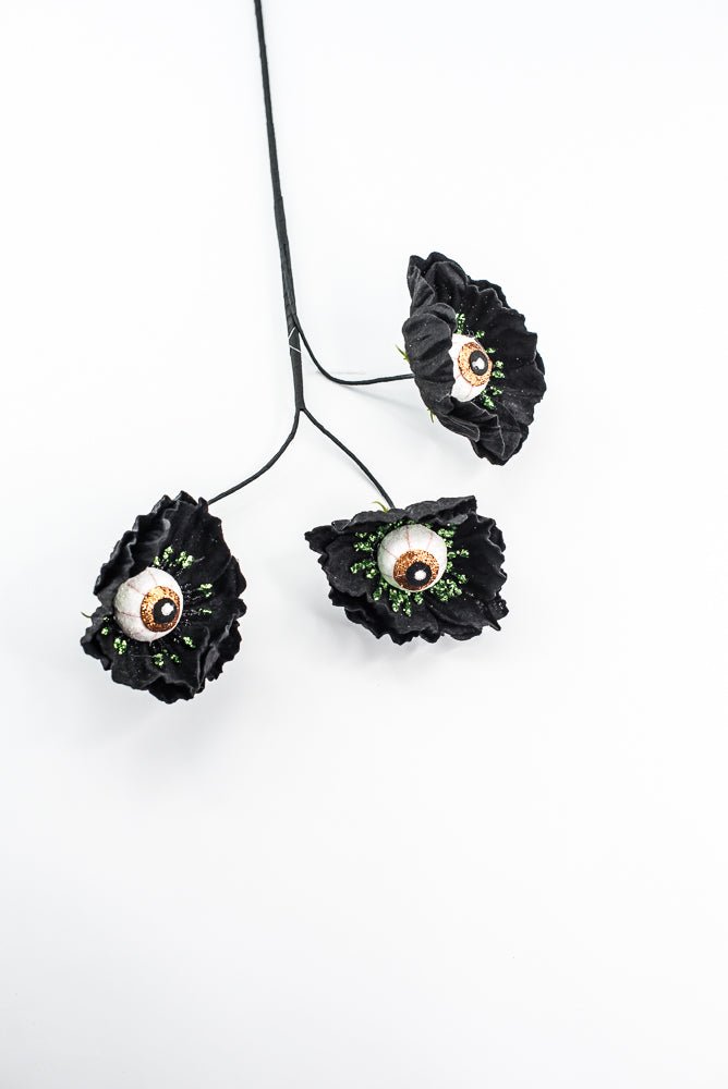 Black Eyeball Flower Spray - Greenery Market57241BK