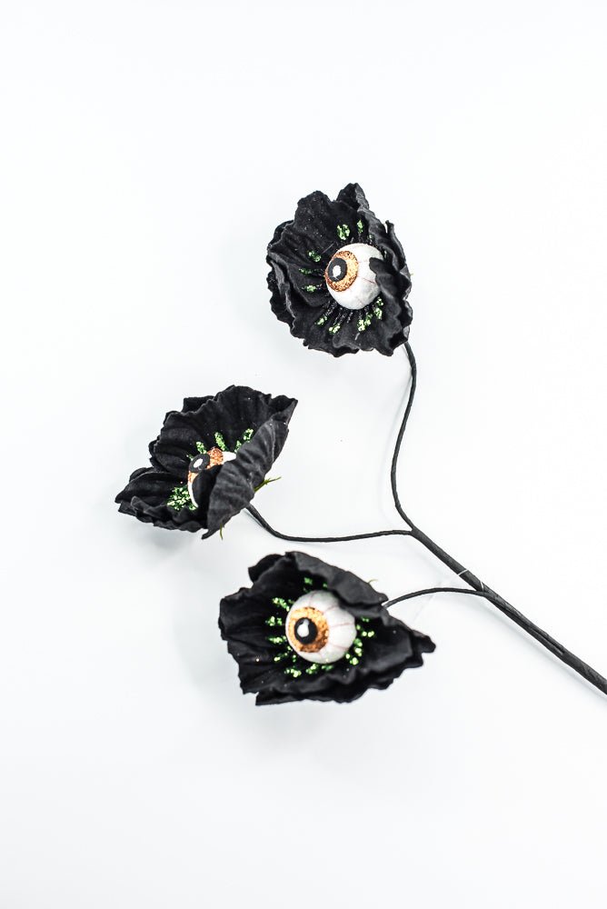 Black Eyeball Flower Spray - Greenery Market57241BK