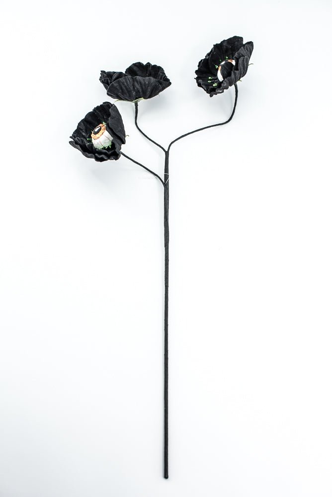 Black Eyeball Flower Spray - Greenery Market57241BK