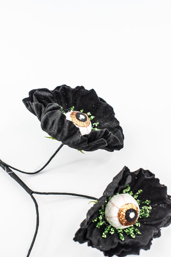 Black Eyeball Flower Spray - Greenery Market57241BK