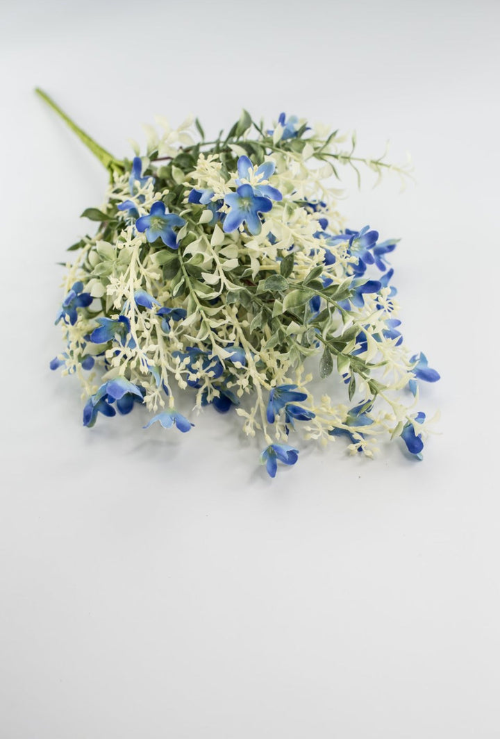 Blue, artificial greenery and filler bush - Greenery MarketArtificial Flora84946 - BL