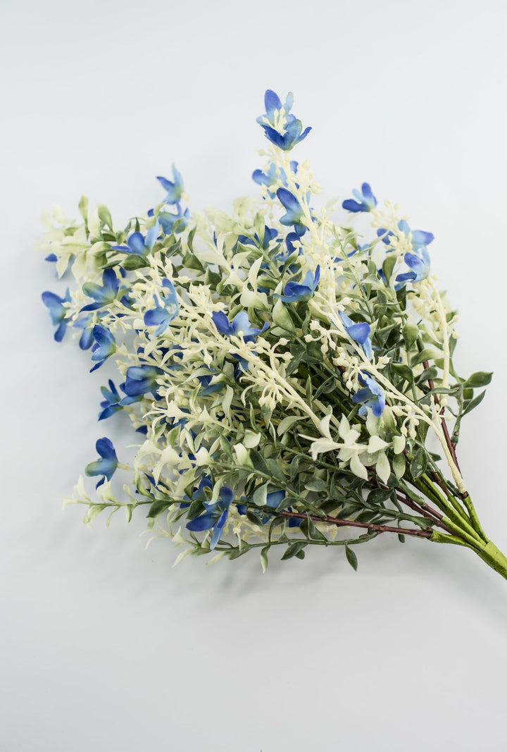 Blue, artificial greenery and filler bush - Greenery MarketArtificial Flora84946 - BL