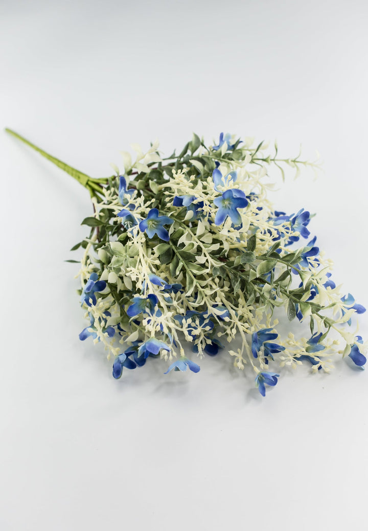 Blue, artificial greenery and filler bush - Greenery MarketArtificial Flora84946 - BL