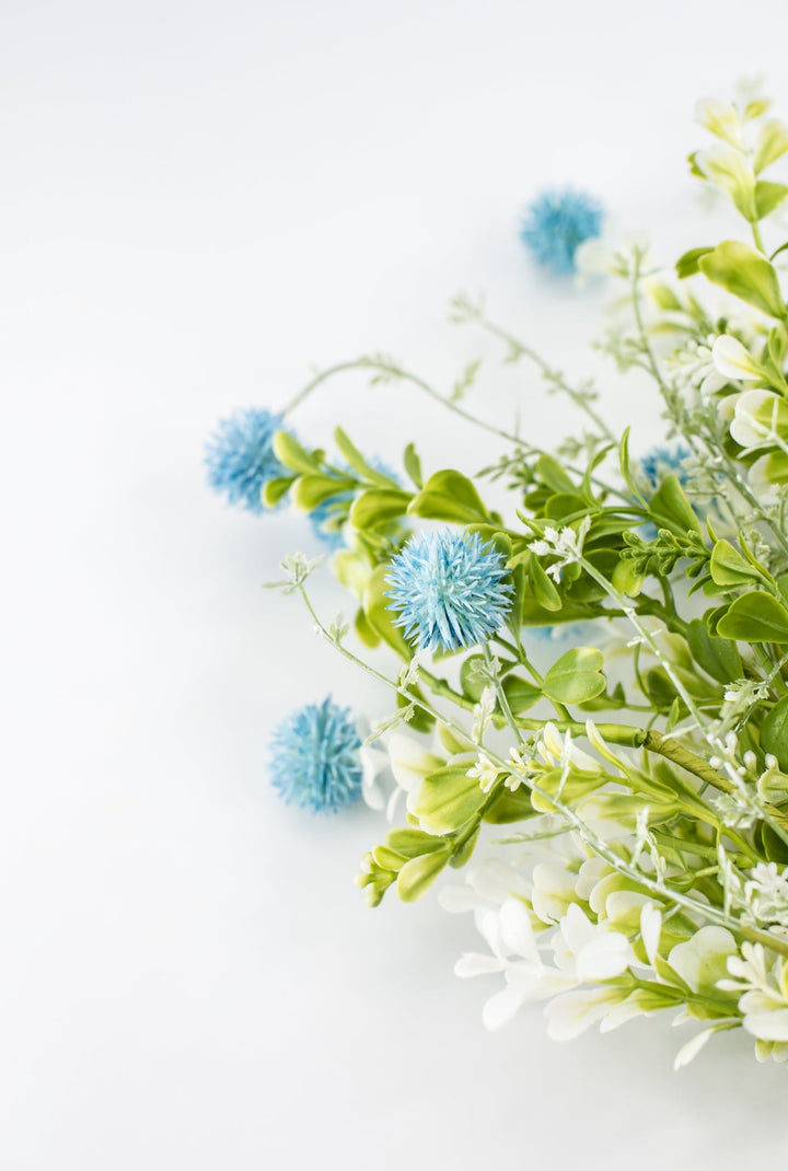 Blue, artificial thistle bush - Greenery MarketArtificial Flora64839 - BL