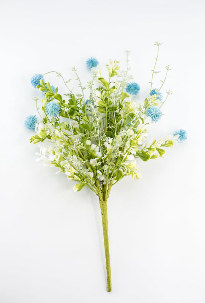 Blue, artificial thistle bush - Greenery MarketArtificial Flora64839 - BL