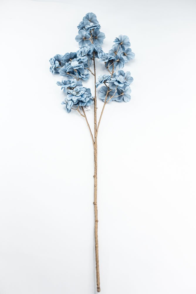 Blue Blossom Artificial Flower Spray - Greenery MarketArtificial Flora85317 - BLUE
