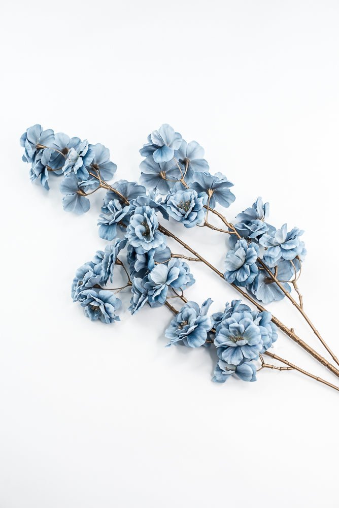 Blue Blossom Artificial Flower Spray - Greenery MarketArtificial Flora85317 - BLUE