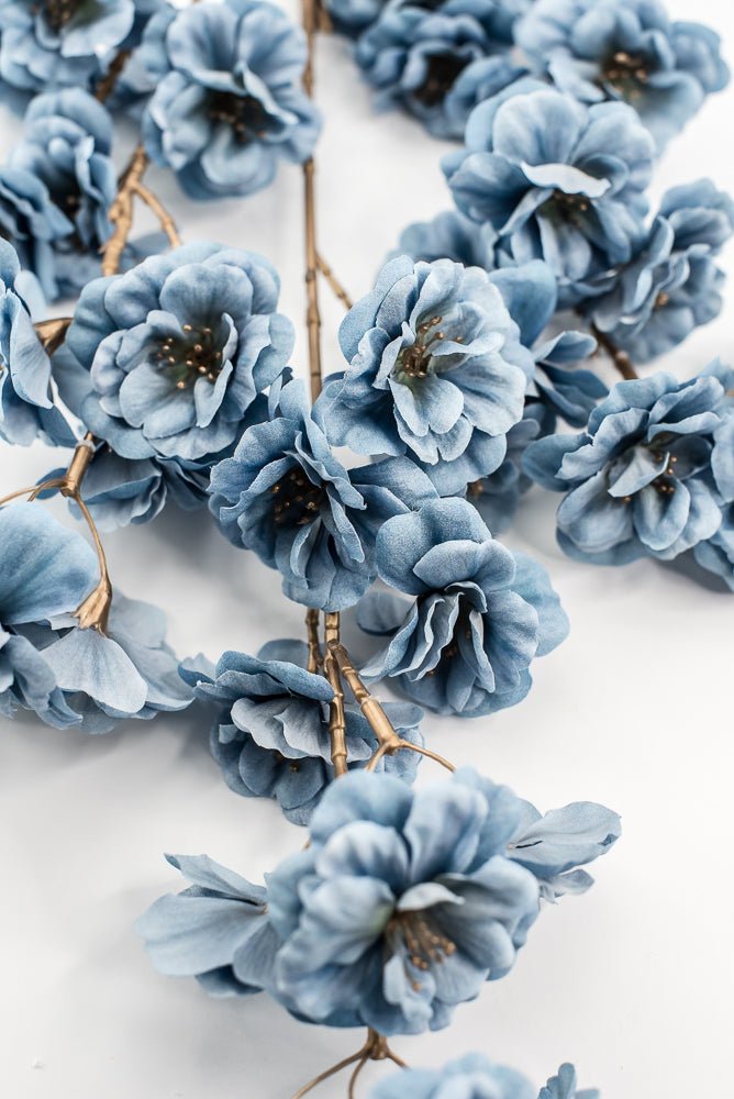 Blue Blossom Artificial Flower Spray - Greenery MarketArtificial Flora85317 - BLUE