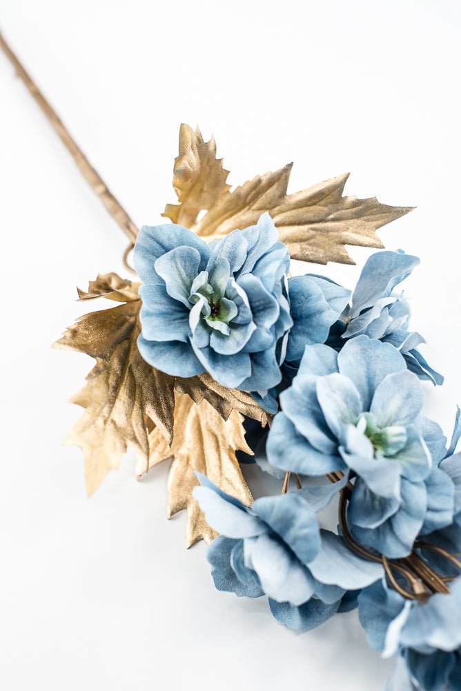 Blue Delphiniums Artificial Flower Stem - Greenery MarketArtificial Flora85318 - BL