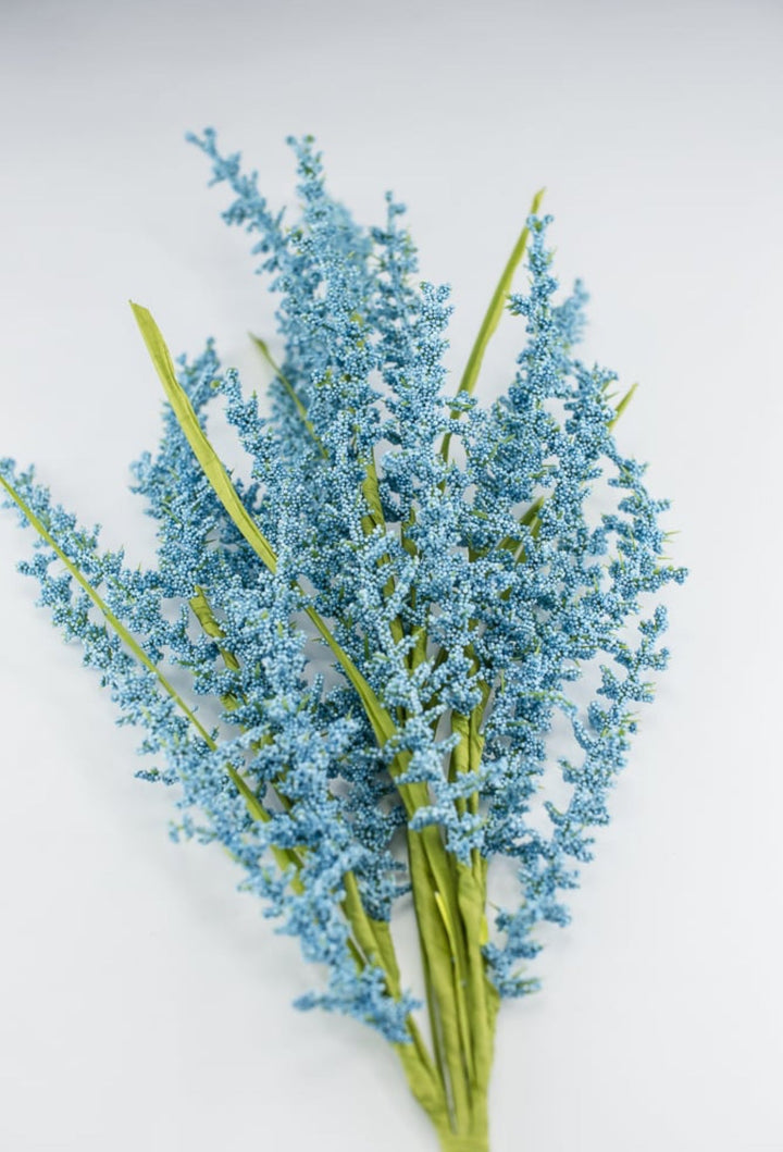 Blue filler flower and grass bush - Greenery Marketgreenery63092BL
