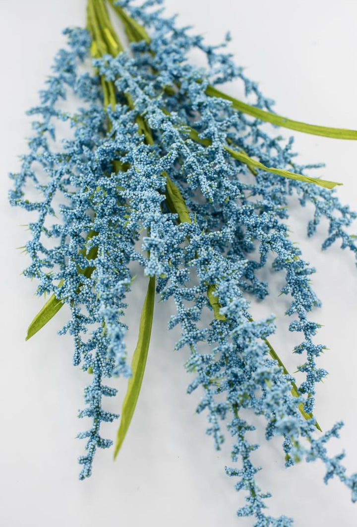 Blue filler flower and grass bush - Greenery Marketgreenery63092BL