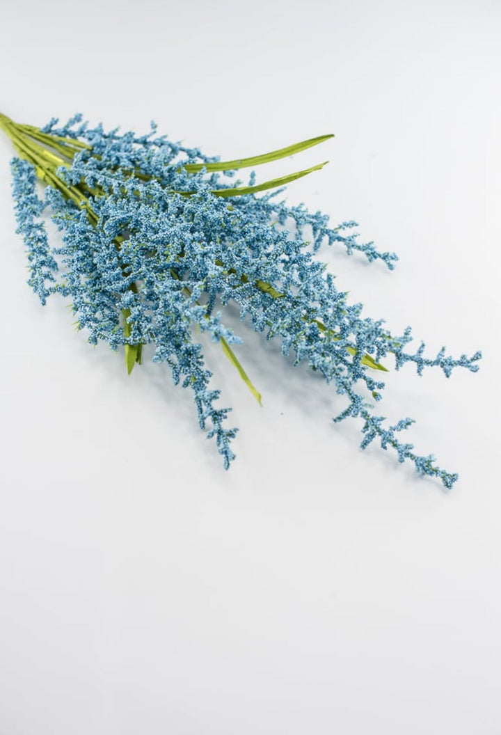 Blue filler flower and grass bush - Greenery Marketgreenery63092BL