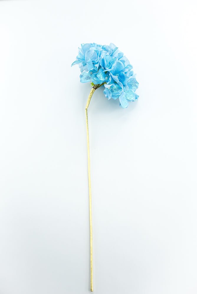Blue Glossy Hydrangea Stem - Greenery Market86305BL