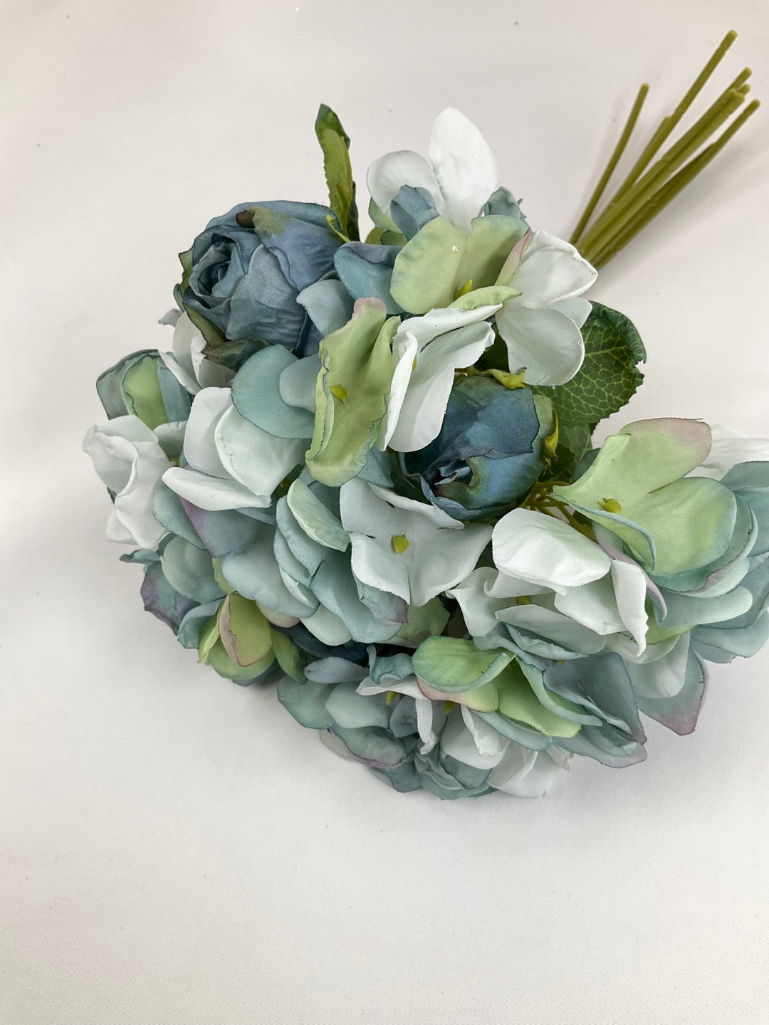 Blue Rose And Hydrangeas bundle - Greenery Marketartificial flowers28647