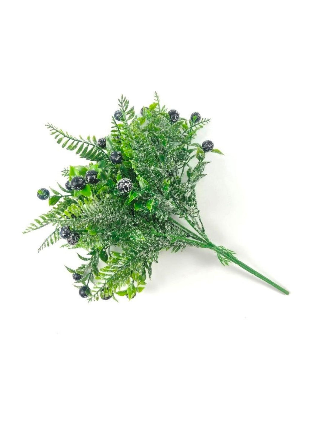 Blue Snowed Mixed Leaf & Red - Greenery Market32148 - BL