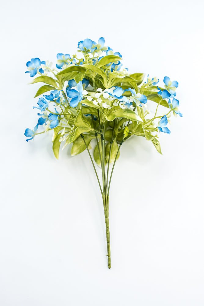 Blue Wild Flower Bush - Greenery Market35180BL