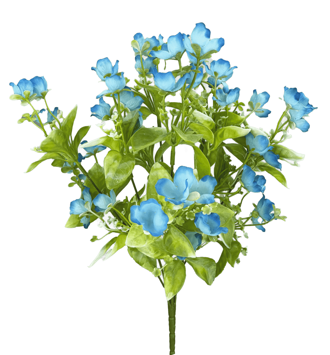 Blue Wild Flower Bush - Greenery Market35180BL