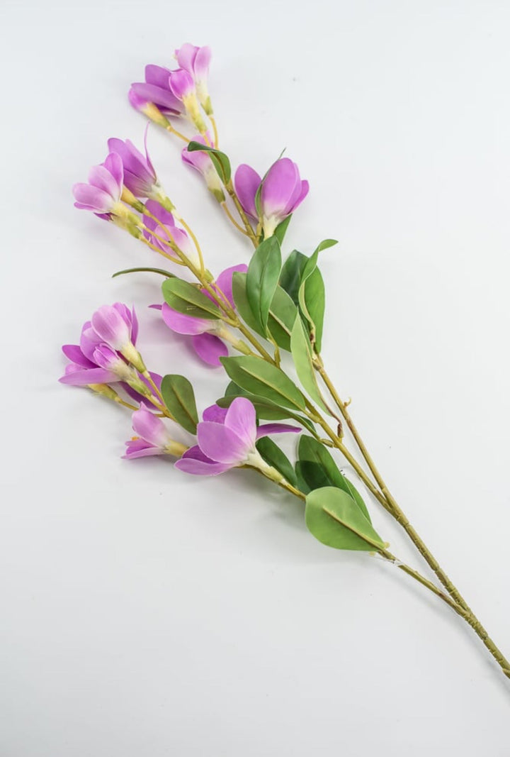 Bright pink freesia hybrid spray - real touch - Greenery Market5603 - hp