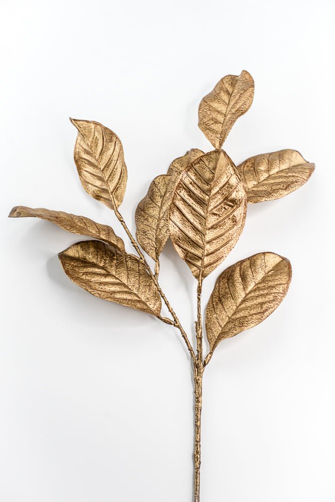 Bronze Magnolia Leaf Spray - 25" - Greenery MarketXG1017BRZ