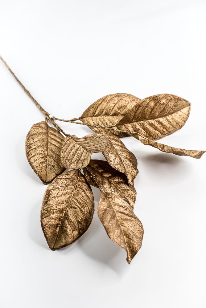 Bronze Magnolia Leaf Spray - 25" - Greenery MarketXG1017BRZ
