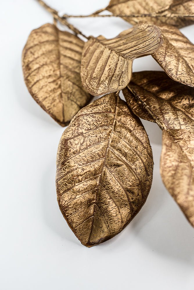 Bronze Magnolia Leaf Spray - 25" - Greenery MarketXG1017BRZ