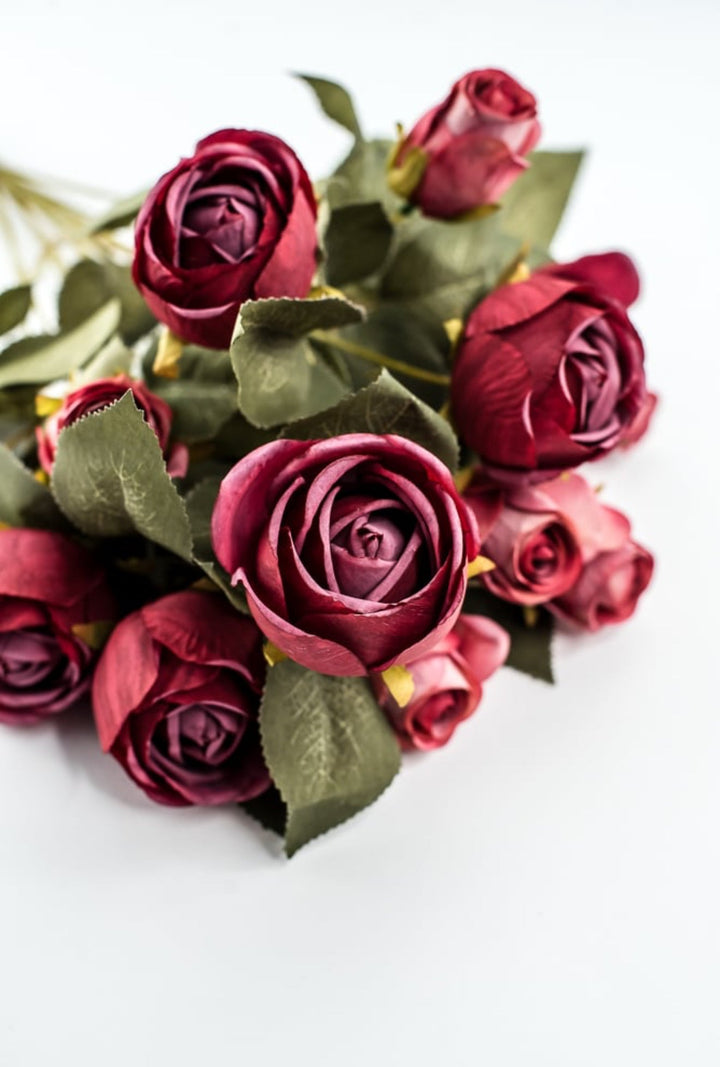 Burgundy Hazel Rose Bush - Greenery Market57330BG