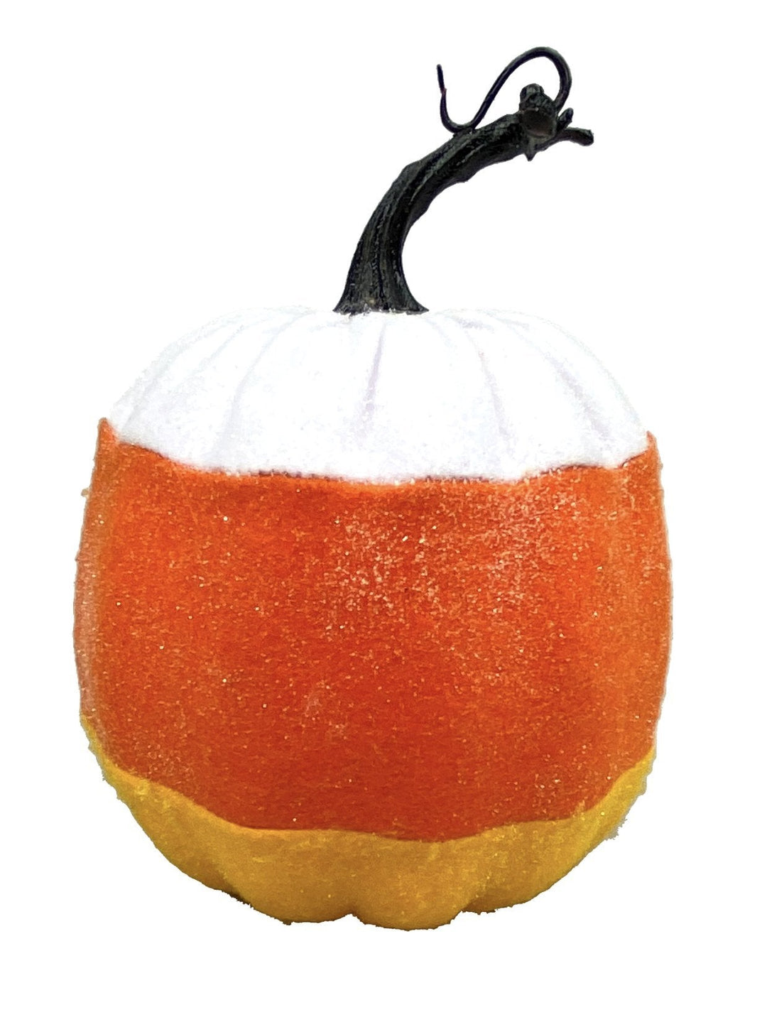 Candy corn orange and yellow pumpkin - 7” - Greenery MarketPicks56697HAL