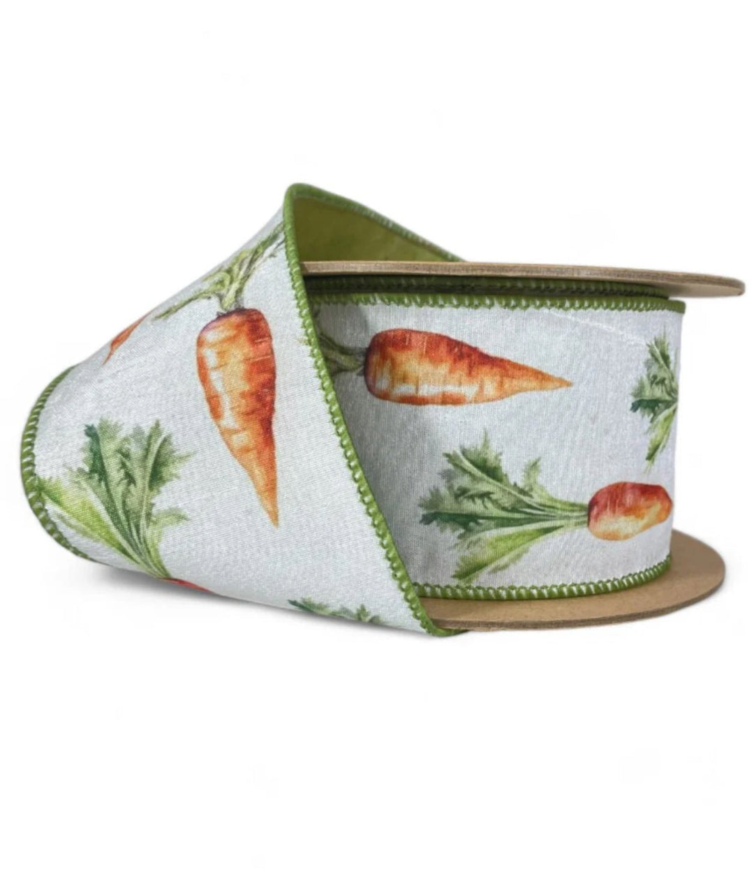 Carrots wired ribbon, 2.5” - Greenery MarketWired ribbon9326W - 029 - 63E