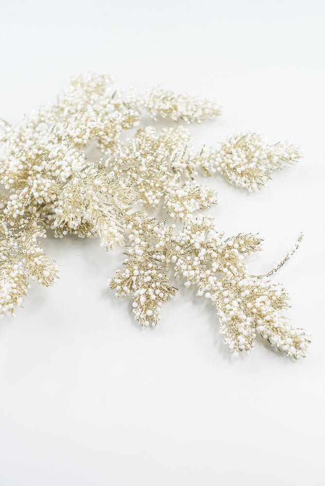 Champagne Shimmer Snowy Bubble Spray - 21.5" - Greenery MarketX1990SNOWY