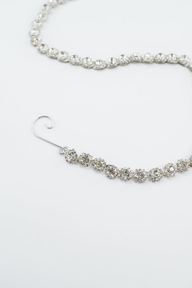 Clear Round Cut Crystal Chain Garland With Hooks - 36" - Greenery MarketAC524CL