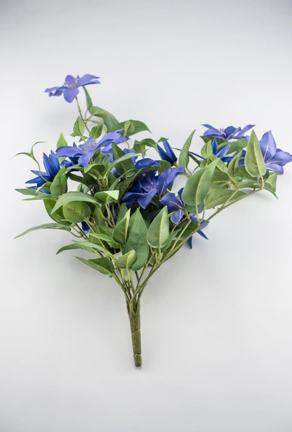 Clematis hanging vine bush - periwinkle purple - Greenery Marketartificial flowers27431