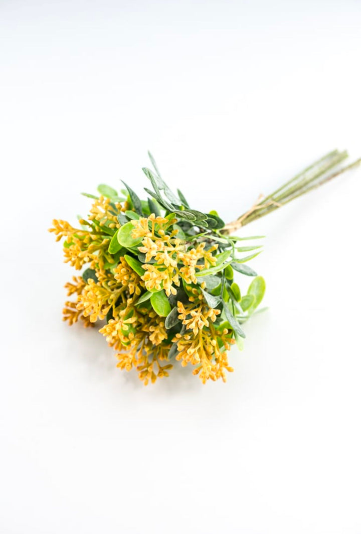 Cluster berry and leaves bundle - golden yellow - Greenery Marketartificial flowers26597