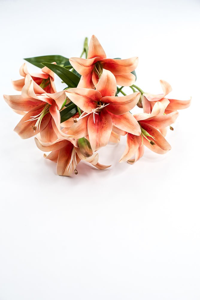 Coral Lily Bush - Greenery MarketArtificial Flora35148CO