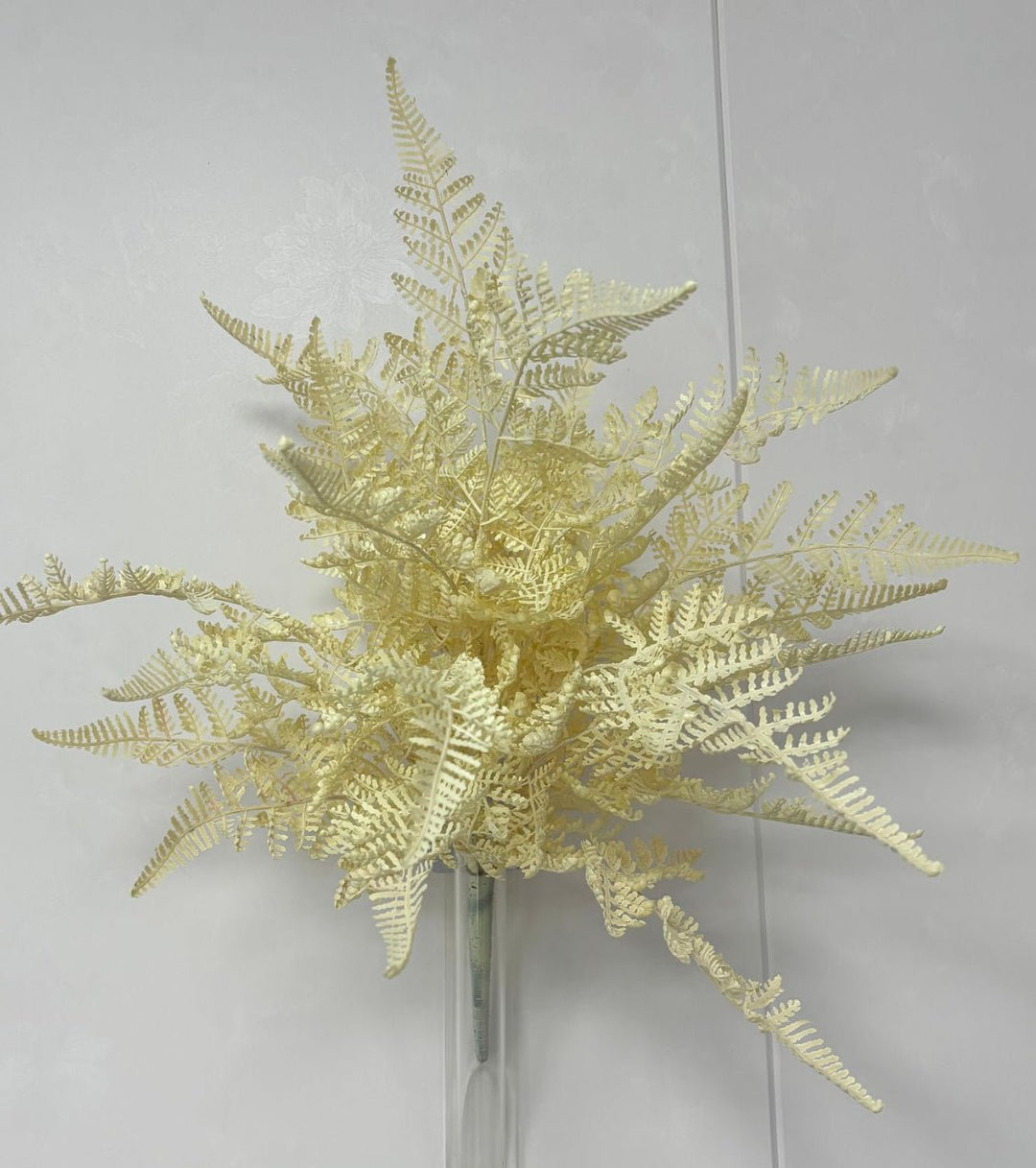 Cream Plastic Fern Bush - Greenery Market85367 - UV - WT