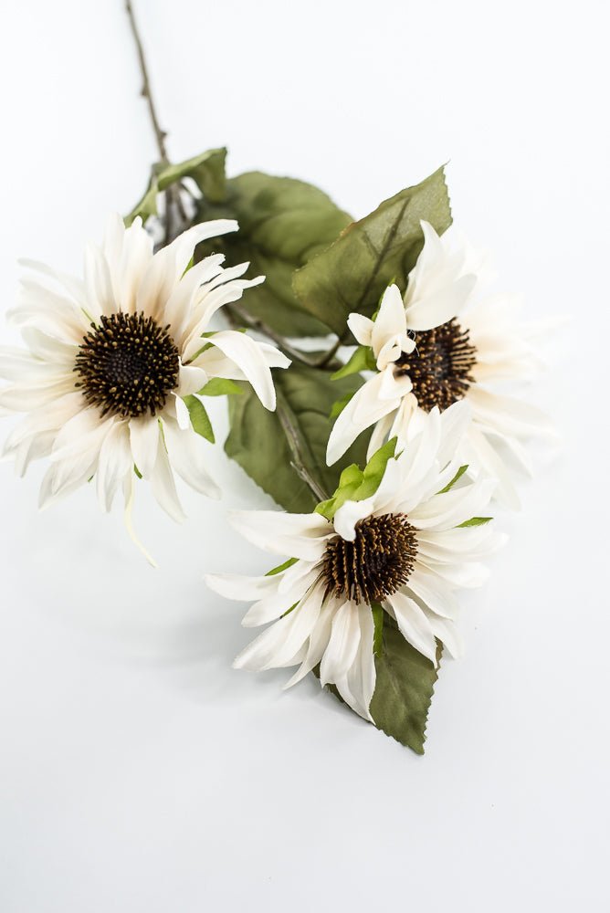 Cream Sunflower spray - Greenery MarketArtificial Flora6114 - C