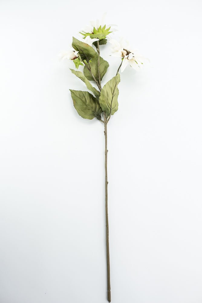 Cream Sunflower spray - Greenery MarketArtificial Flora6114 - C