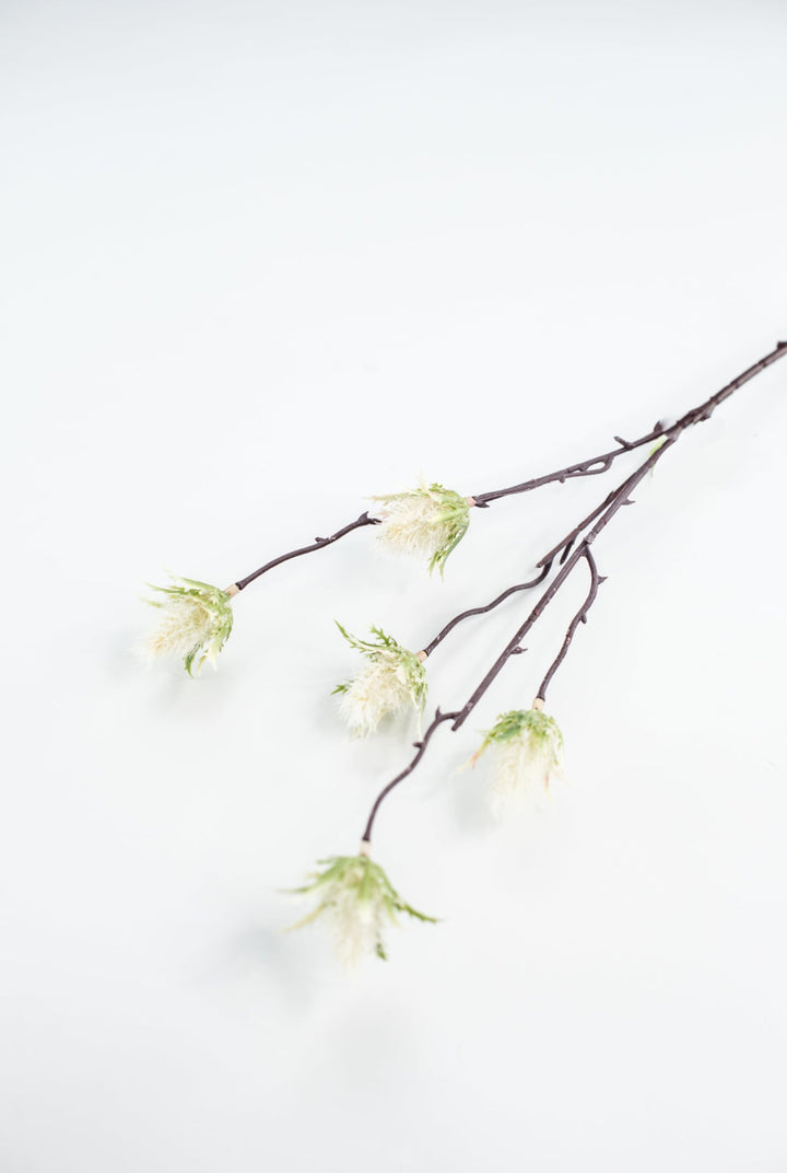 Cream thistle spray - Greenery Marketartificial flowersMTF23069 CRM