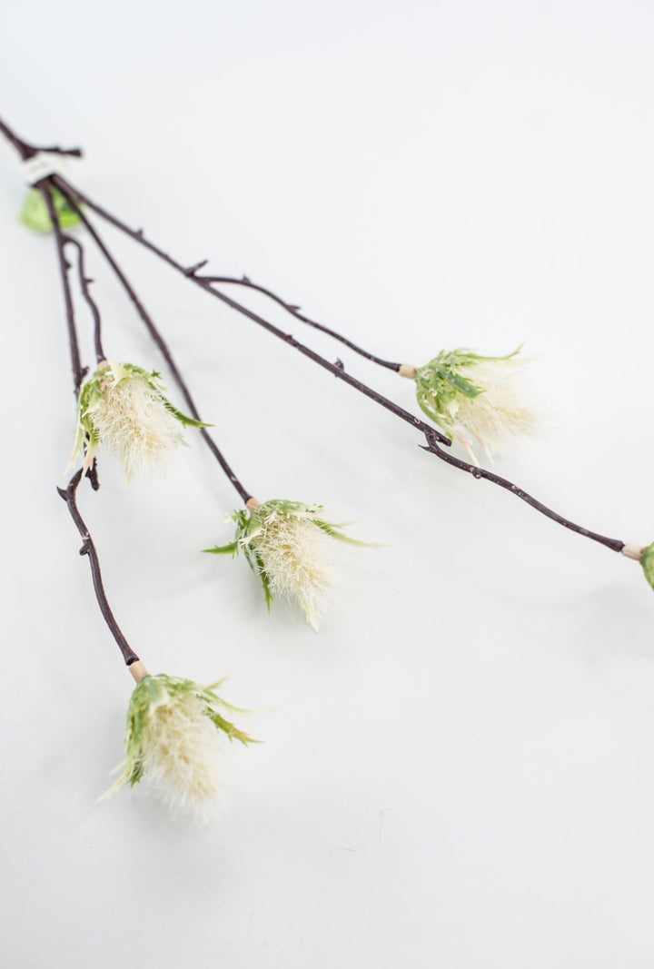 Cream thistle spray - Greenery Marketartificial flowersMTF23069 CRM
