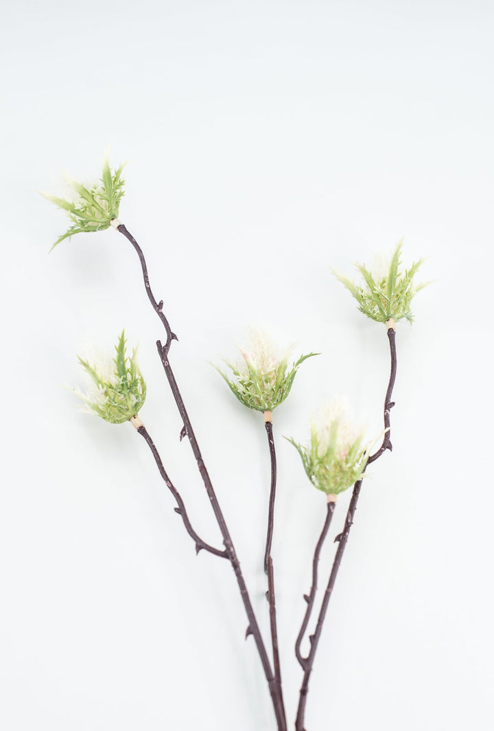Cream thistle spray - Greenery Marketartificial flowersMTF23069 CRM