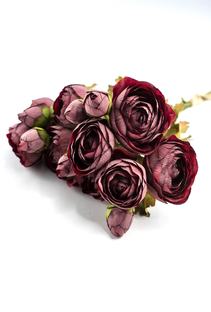 Creamy Wine Ranunculus Bundle - Greenery Marketartificial flowers26059