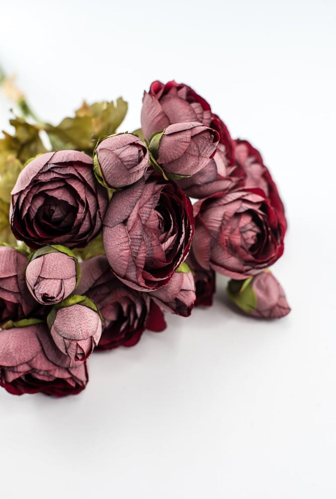 Creamy Wine Ranunculus Bundle - Greenery Marketartificial flowers26059