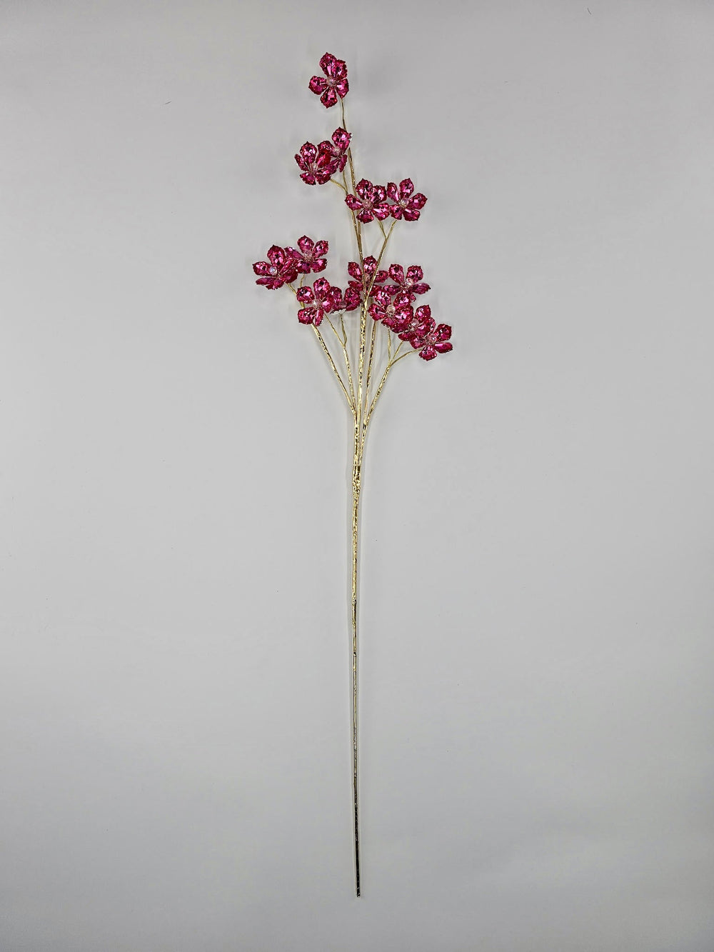 Crystal Flower Spray - Fuchsia - Greenery MarketXA340 - FU
