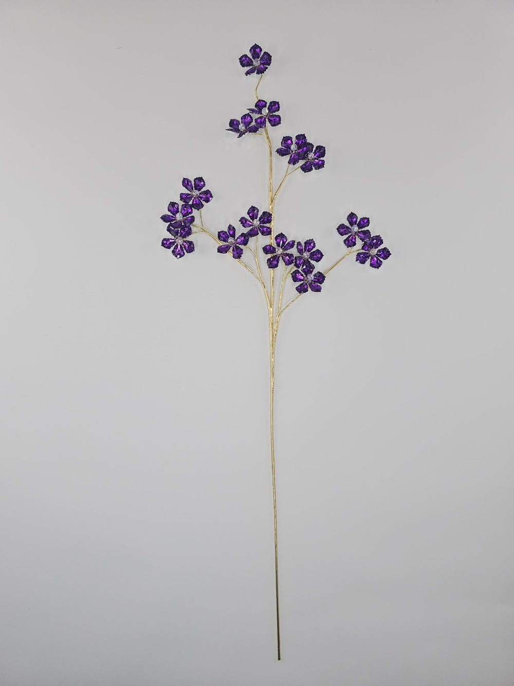 Crystal Flower Spray - Purple - Greenery MarketXA340 - PU