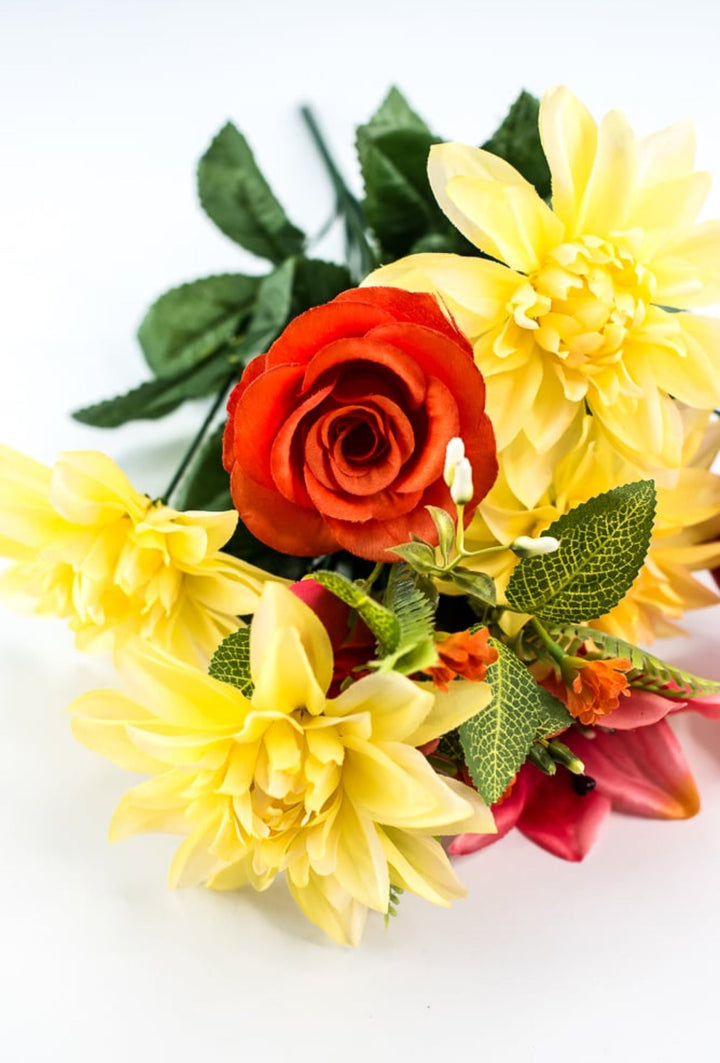 Dahlia, lily, rose flower bush - Greenery Marketartificial flowers63522ORYW