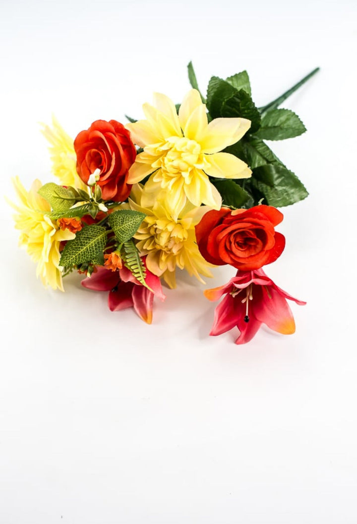 Dahlia, lily, rose flower bush - Greenery Marketartificial flowers63522ORYW