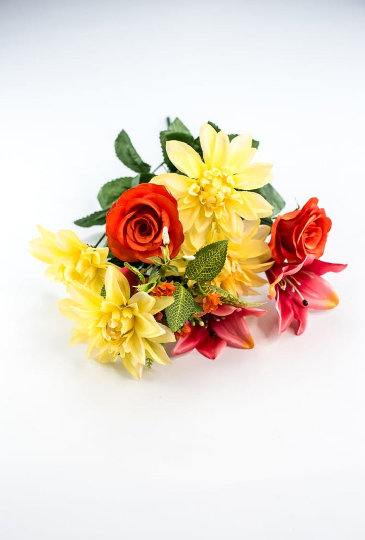 Dahlia, lily, rose flower bush - Greenery Marketartificial flowers63522ORYW